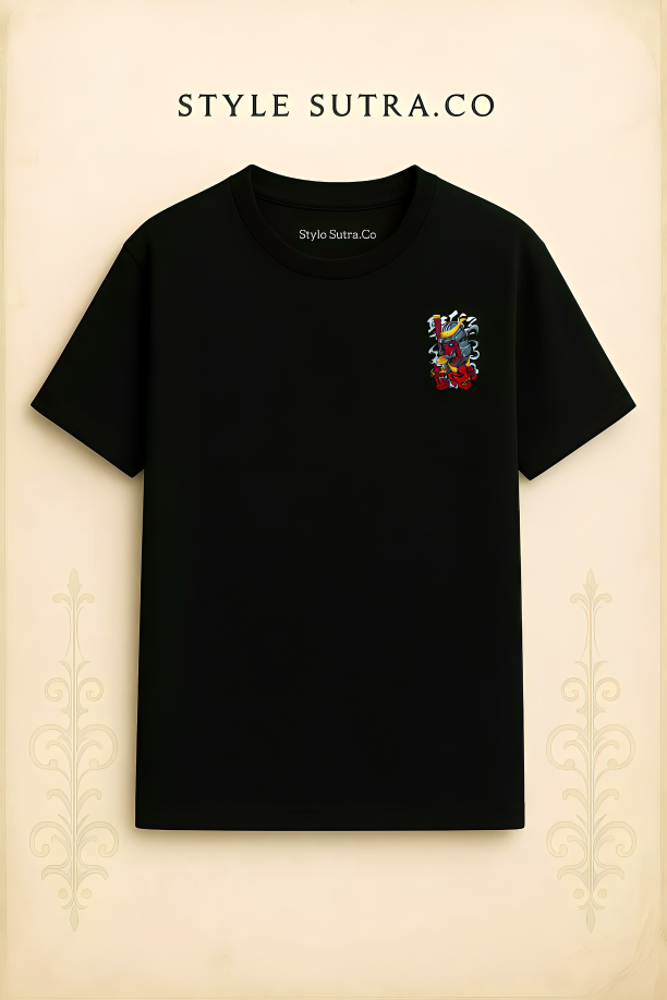 BOXY FIT Samurai Demon Duality Tee