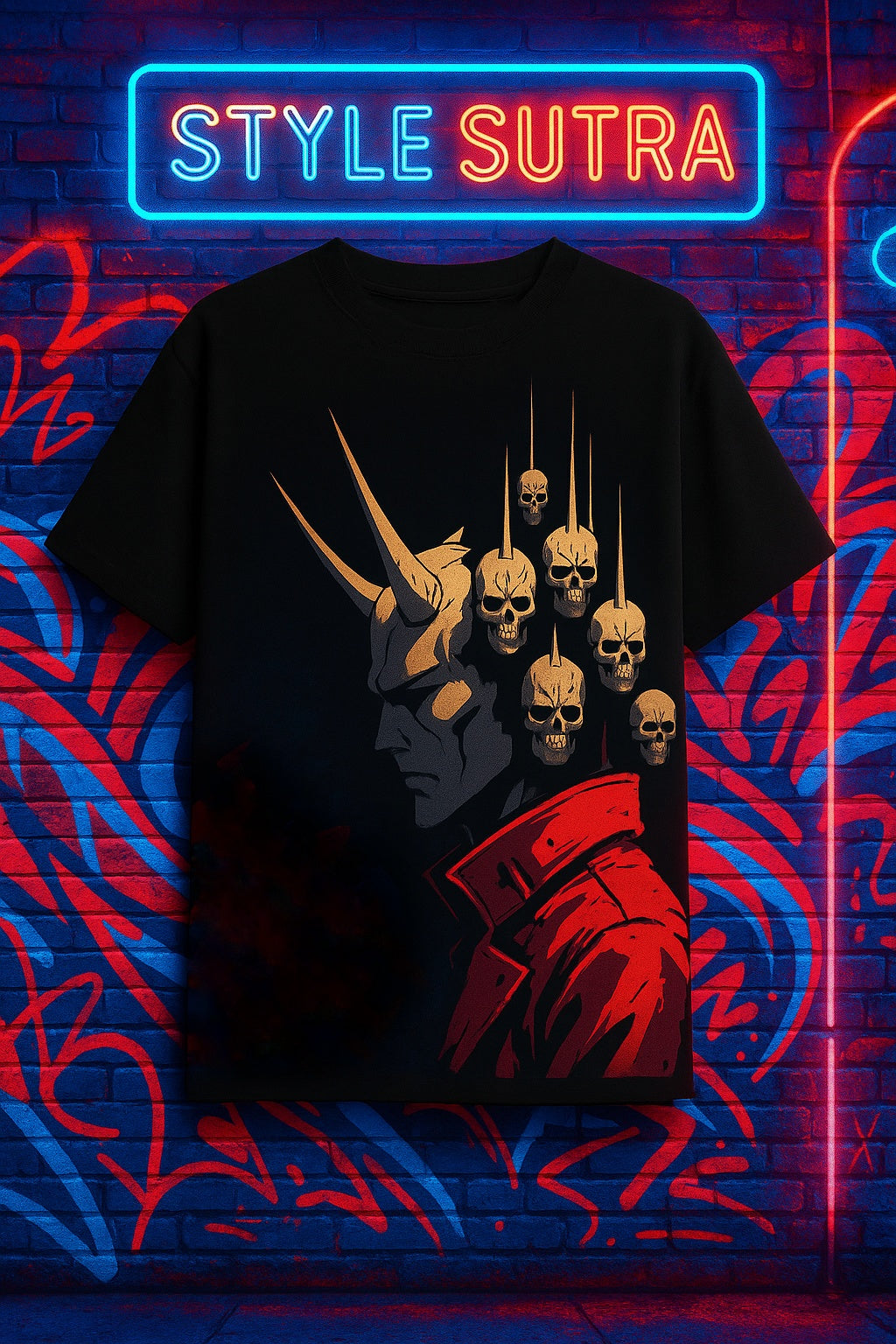 BOXY FIT "Horned Vengeance Tee"