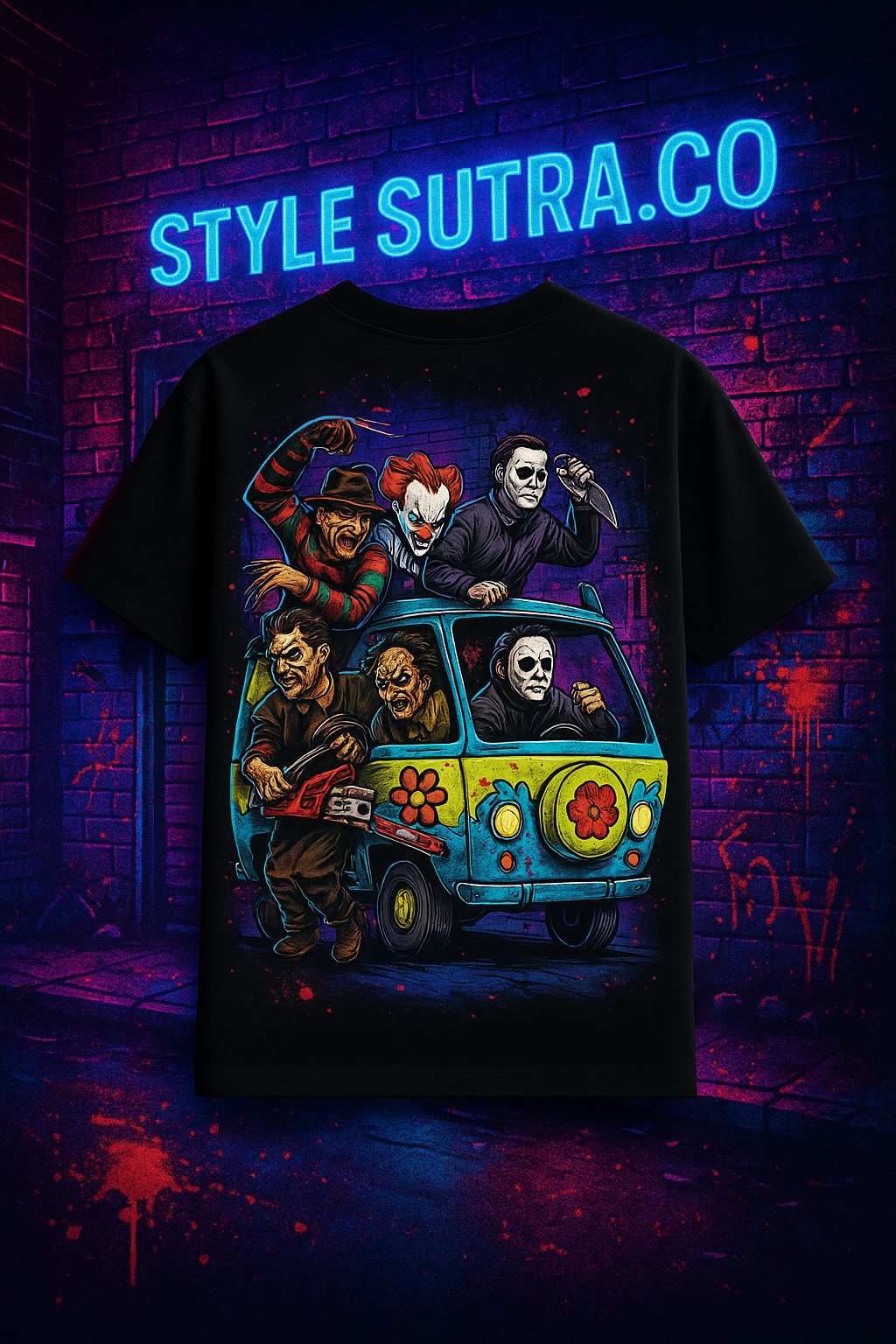 BOXY FIT Slasher Squad Mystery Ride Tee