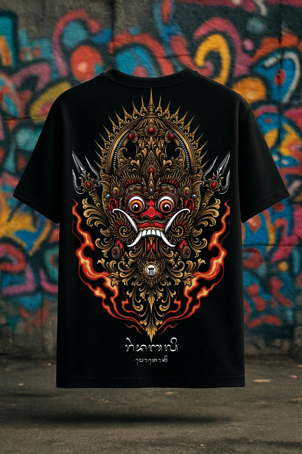 BOXY FIT Divine Fury Tee – Rakshasa Edition