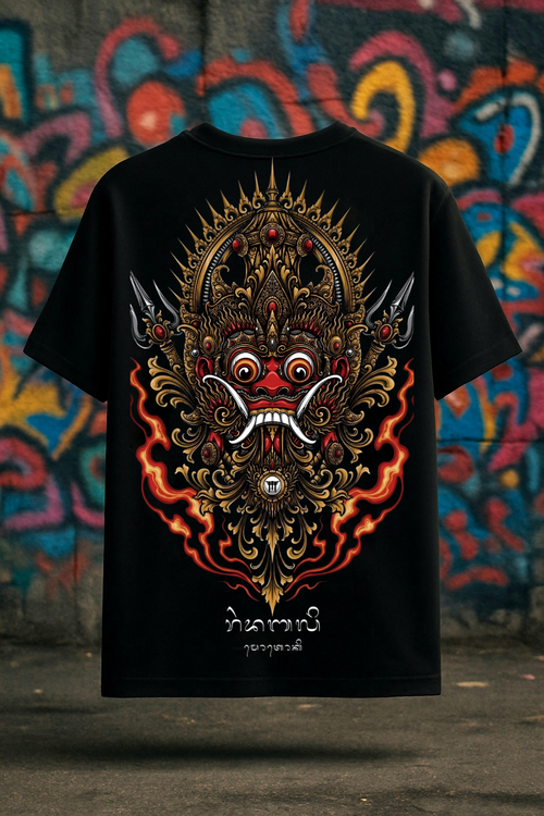 BOXY FIT Divine Fury Tee – Rakshasa Edition