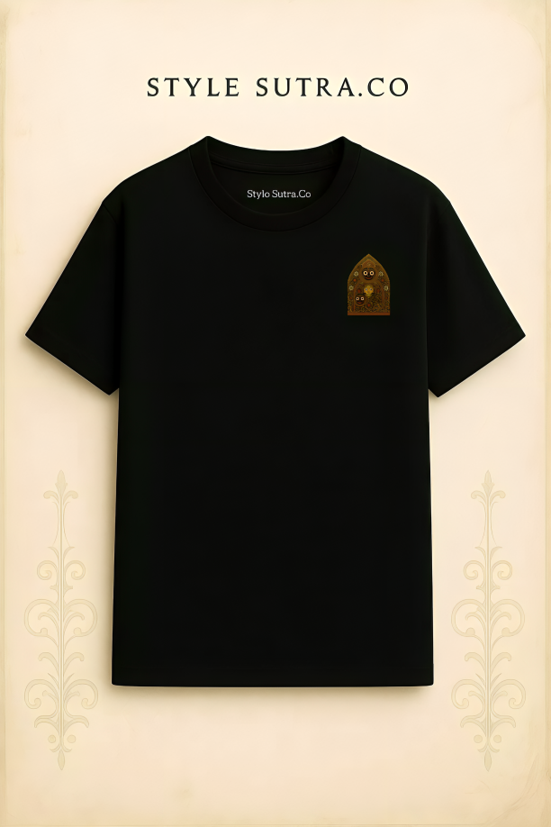 BOXY FIT "Divine Triad Tee – Pattachitra Edition"