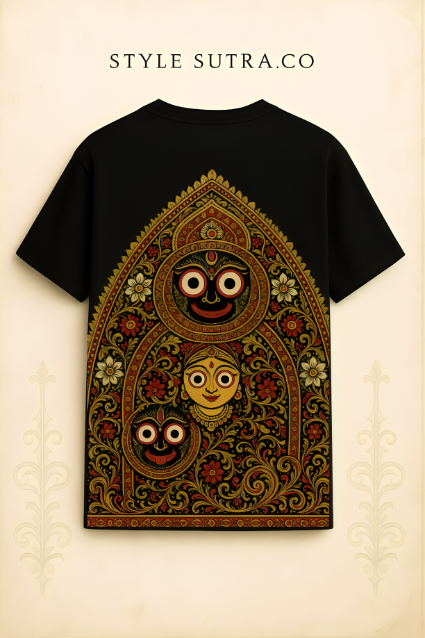 BOXY FIT "Divine Triad Tee – Pattachitra Edition"