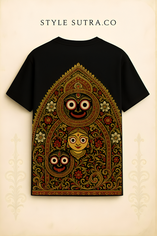 BOXY FIT "Divine Triad Tee – Pattachitra Edition"